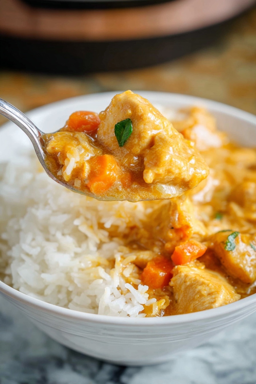 Coconut Chicken Curry - Serving Suggestion