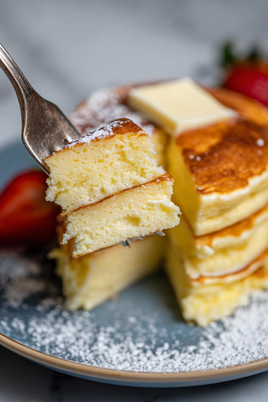 fluffy souffle pancakes - Serving Suggestion