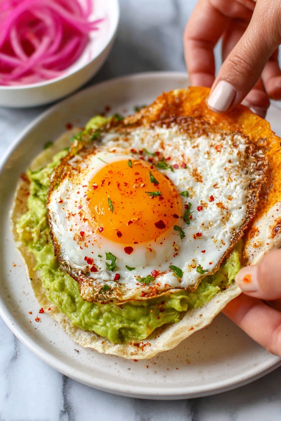 crispy feta fried eggs - Serving Suggestion