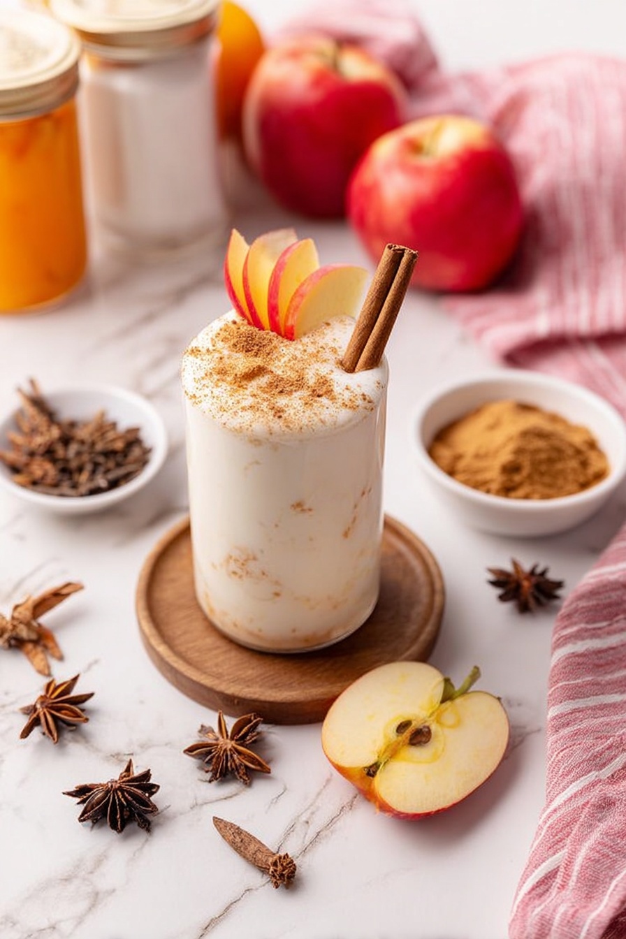 apple cider float - Serving Suggestion