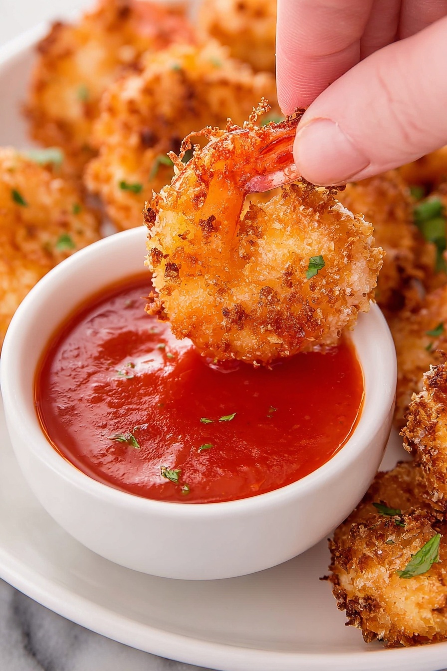 coconut shrimp - Serving Suggestion