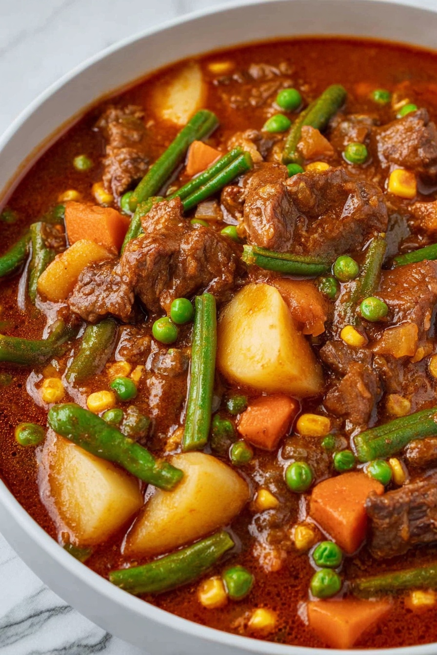 vegetable beef stew - Serving Suggestion