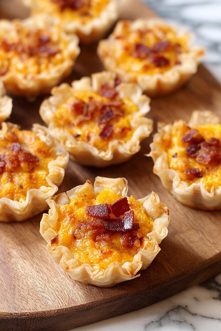 Bacon Pimento Cheese Bites - Serving Suggestion