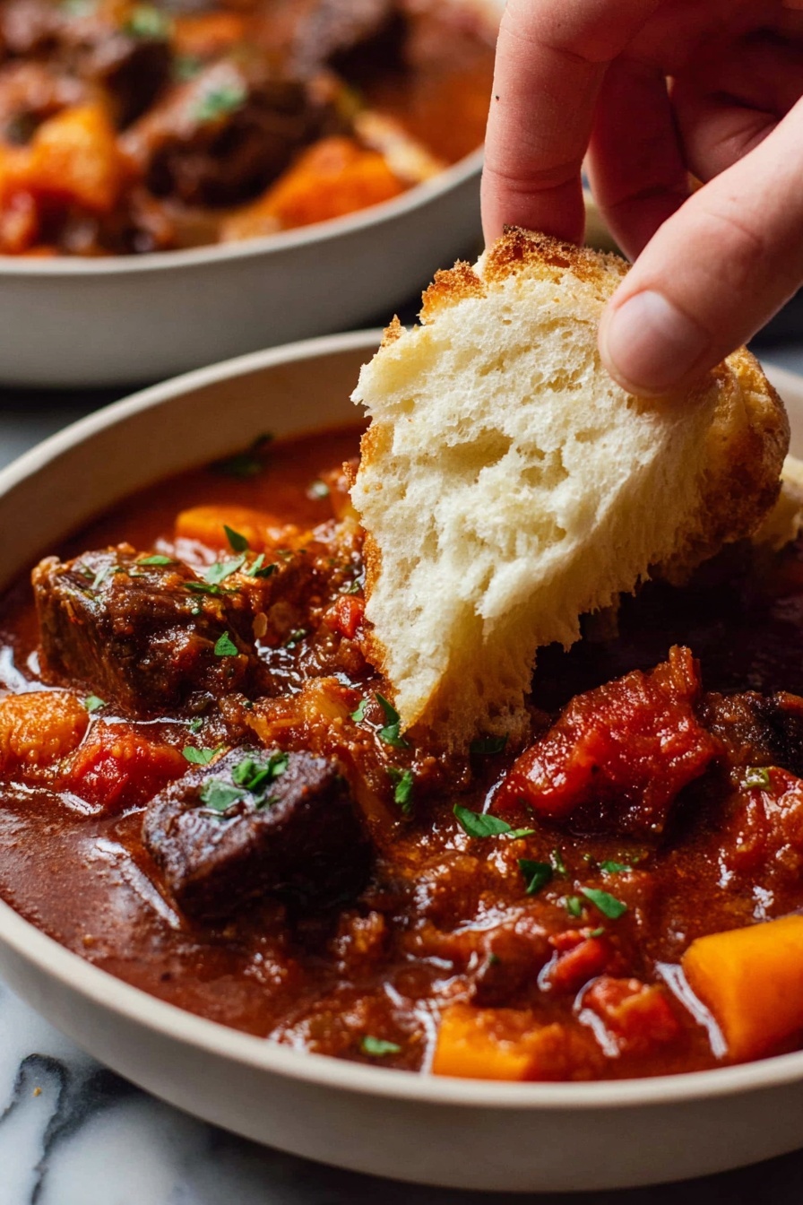 Hungarian Goulash - Serving Suggestion