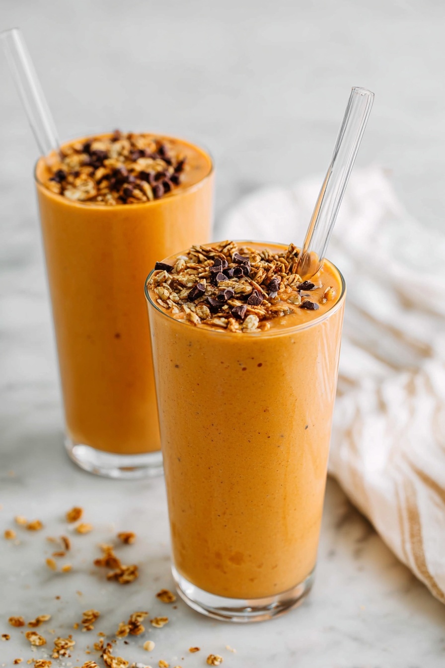 Pumpkin Spice Smoothie - Serving Suggestion