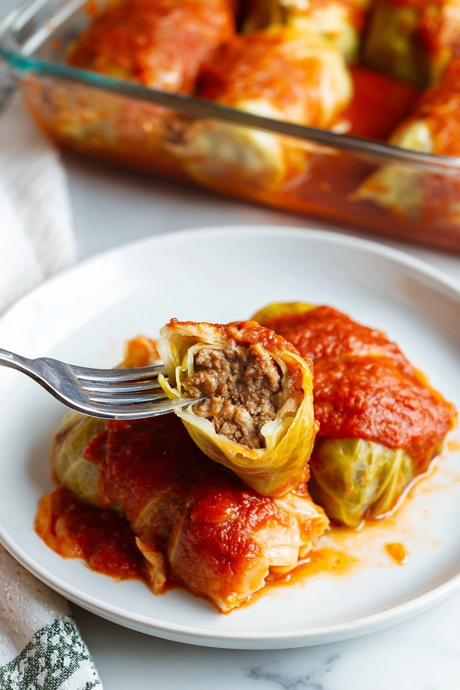 cabbage rolls - Serving Suggestion