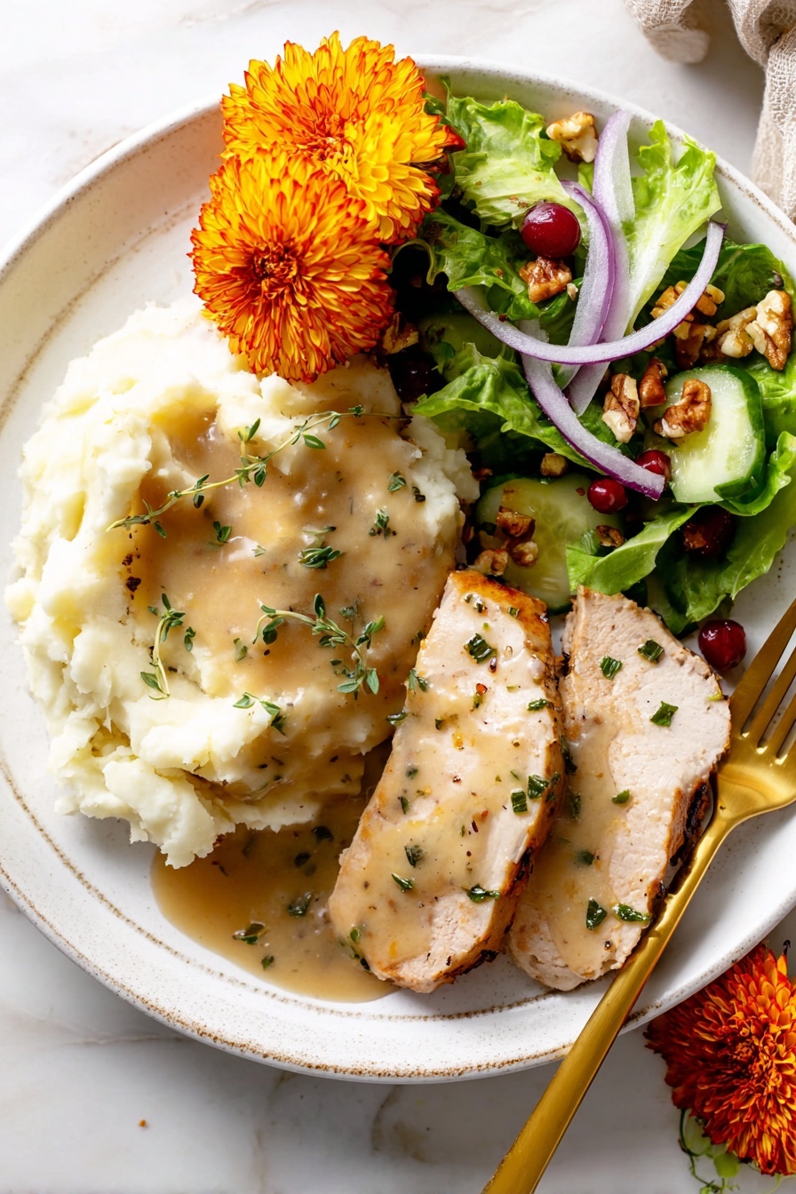 Roast Turkey Breast - Serving Suggestion