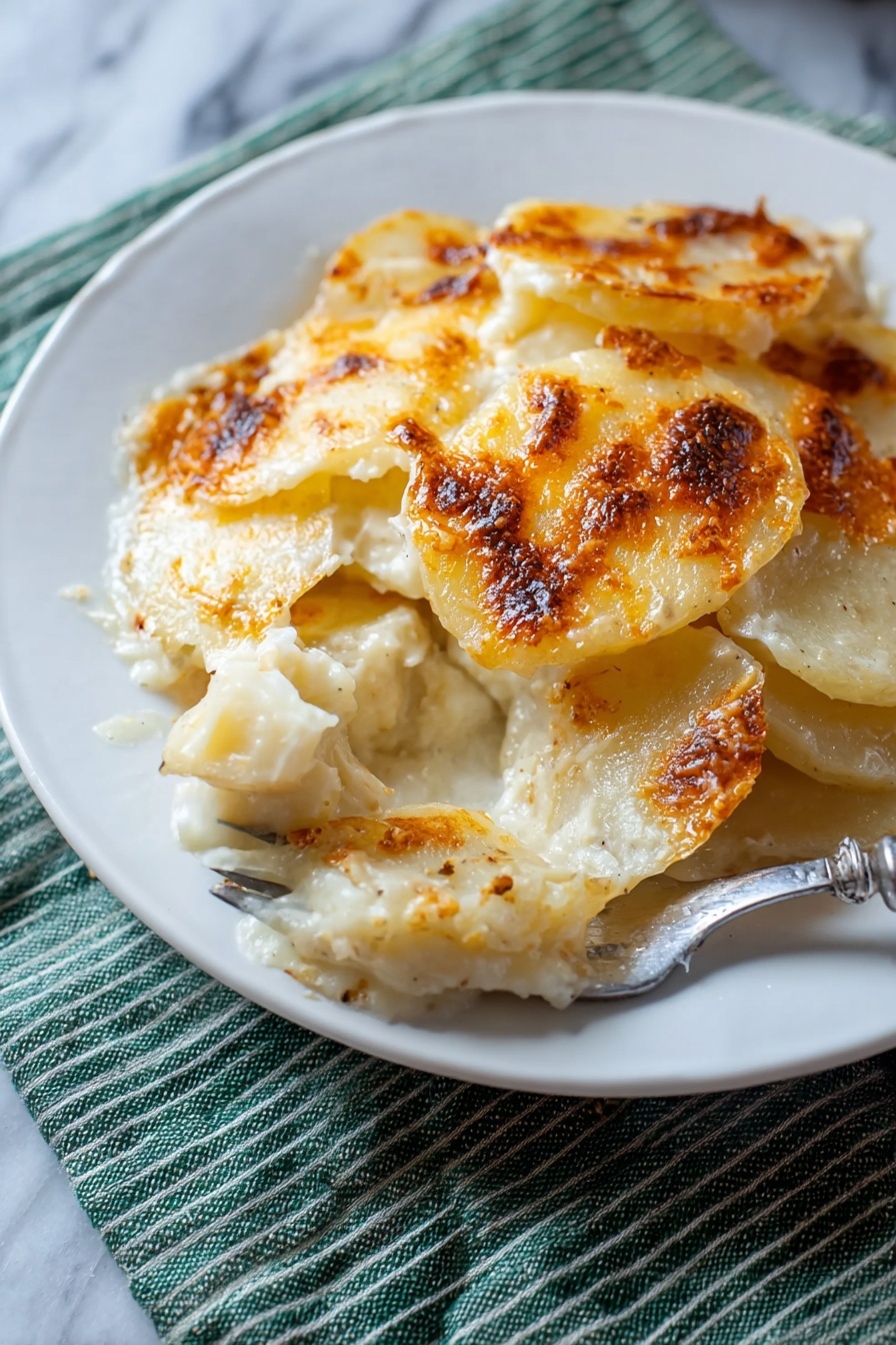 Cheesy Potatoes - Serving Suggestion