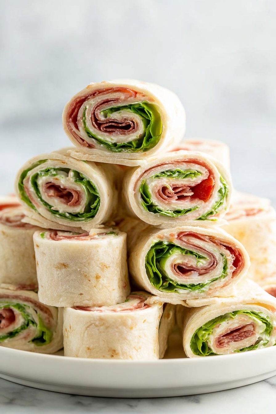 salami pepperoni pinwheels - Serving Suggestion