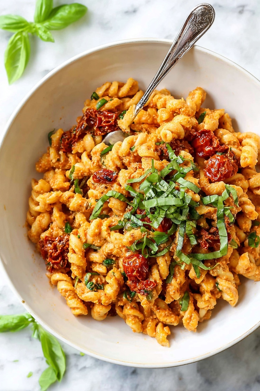 Creamy Baked Feta Pasta - Serving Suggestion