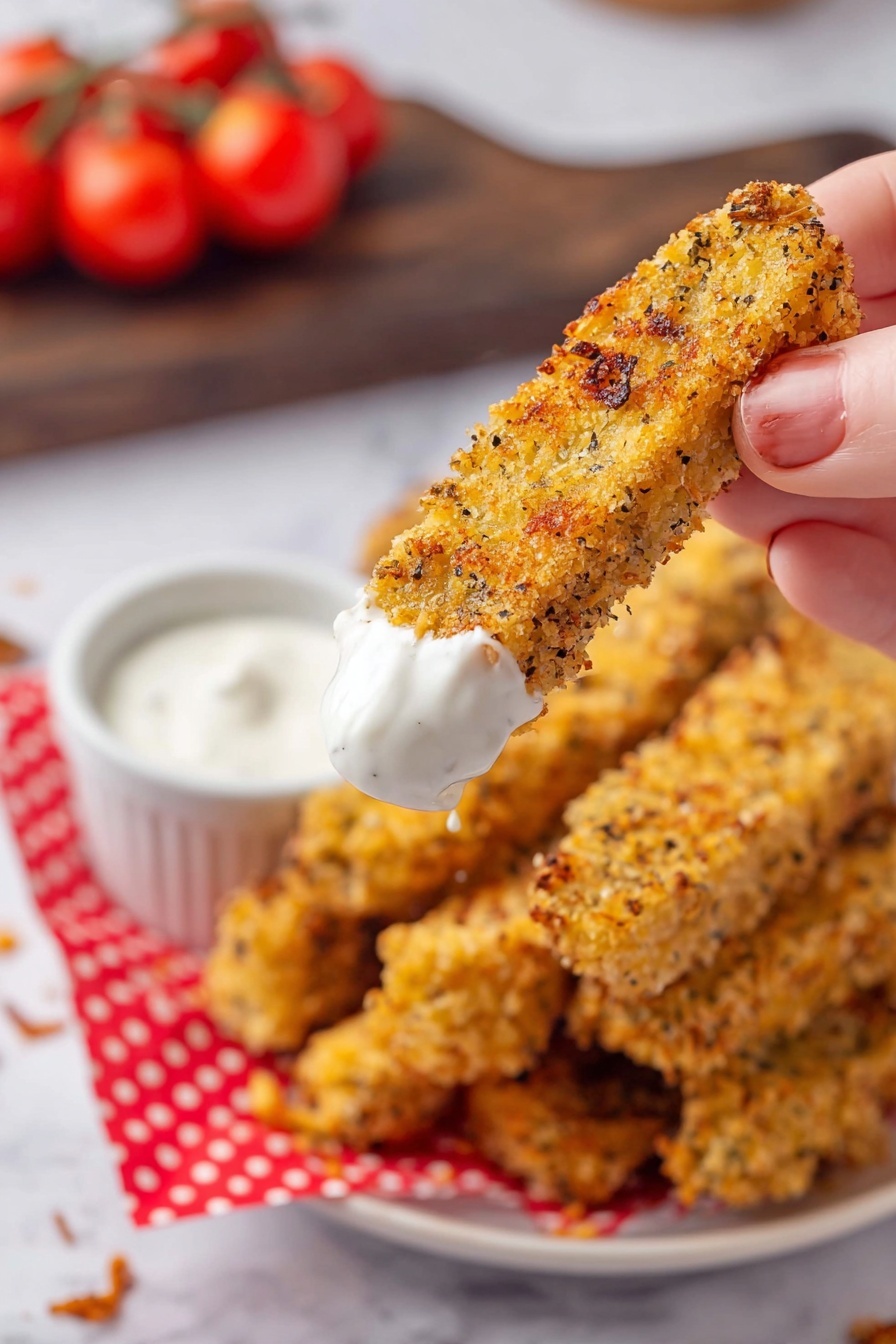 air fryer pickles - Serving Suggestion