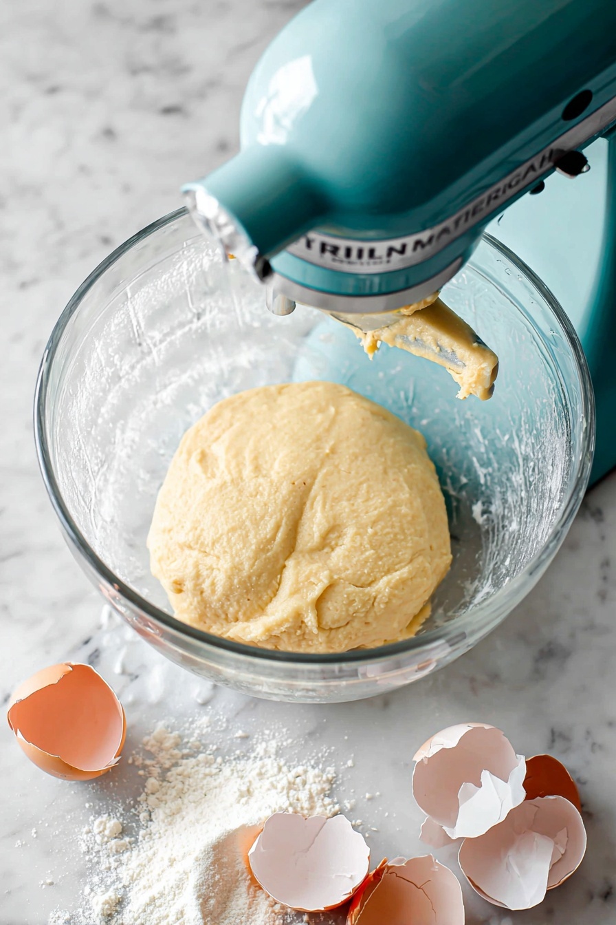 The image shows a white decorative plate with three cinnamon rolls placed closely together. Each cinnamon roll has a golden-brown color with visible spiral layers and is topped with white icing drizzled unevenly over the surface. There are three bright red raspberries placed on and around the cinnamon rolls, adding a pop of color. The plate sits on a beige cloth on top of a dark surface, but the background is edited to a white marbled texture. Part of a silver and white knife and fork are visible on the left side of the plate, and a woman's hand is partly seen holding the plate. In the blurred background, a white cup with text and another pastry are faintly visible. photo taken with an iphone --ar 2:3 --v 7