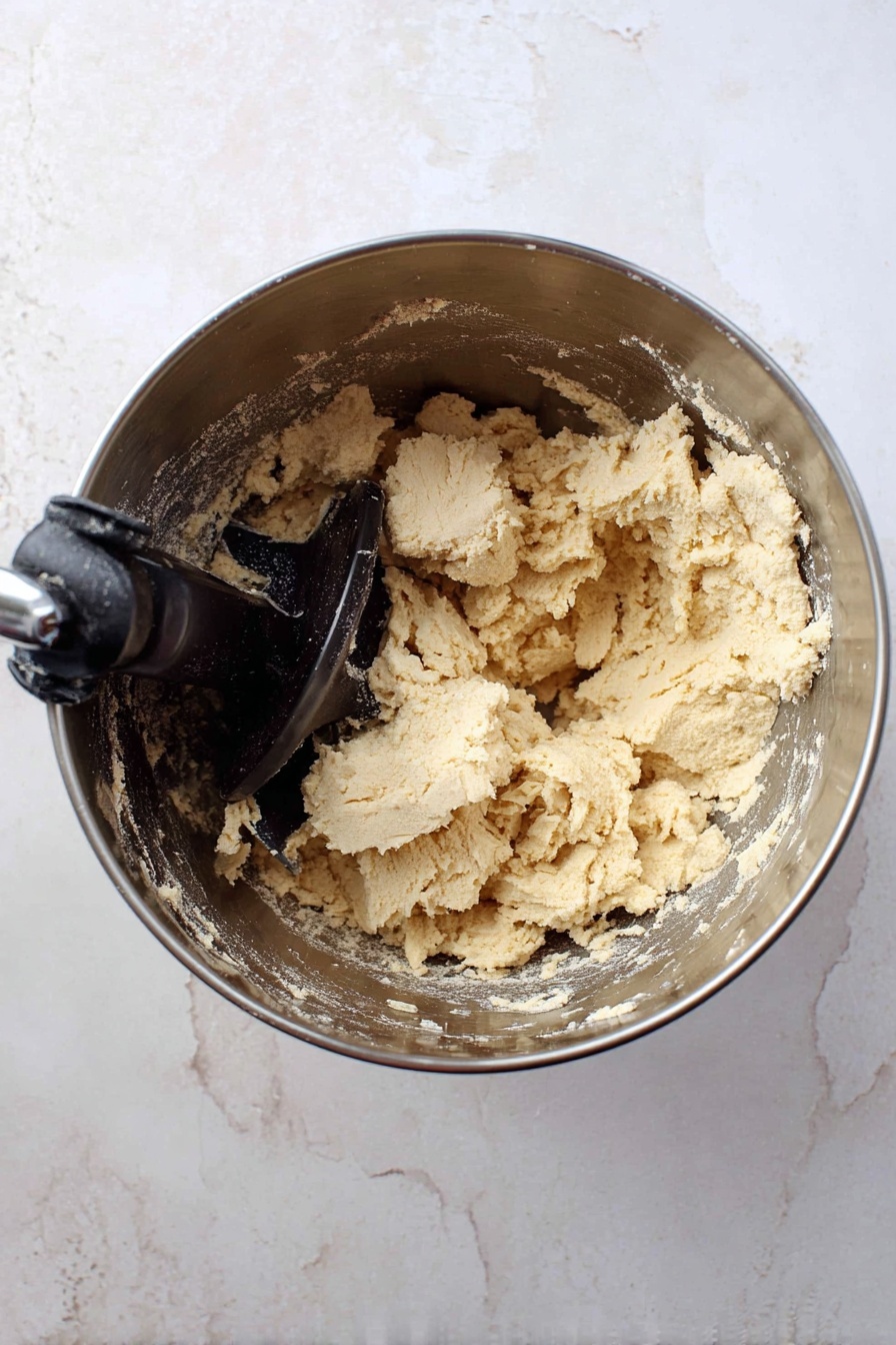 The image shows a stack of round cookies with a hole in the center, each cookie decorated on top with smooth white icing. The icing is sprinkled with small red and white round candy beads and small green rosemary sprigs, giving a festive look. The cookies are light golden brown with a slightly crumbly texture and are stacked in the center of the image on a white marbled surface. Around the stack, there are other cookies decorated with similar white icing and some have red and white shapes on top. Festive greenery and white ornamental acorns are scattered nearby, adding to the holiday feel. photo taken with an iphone --ar 2:3 --v 7