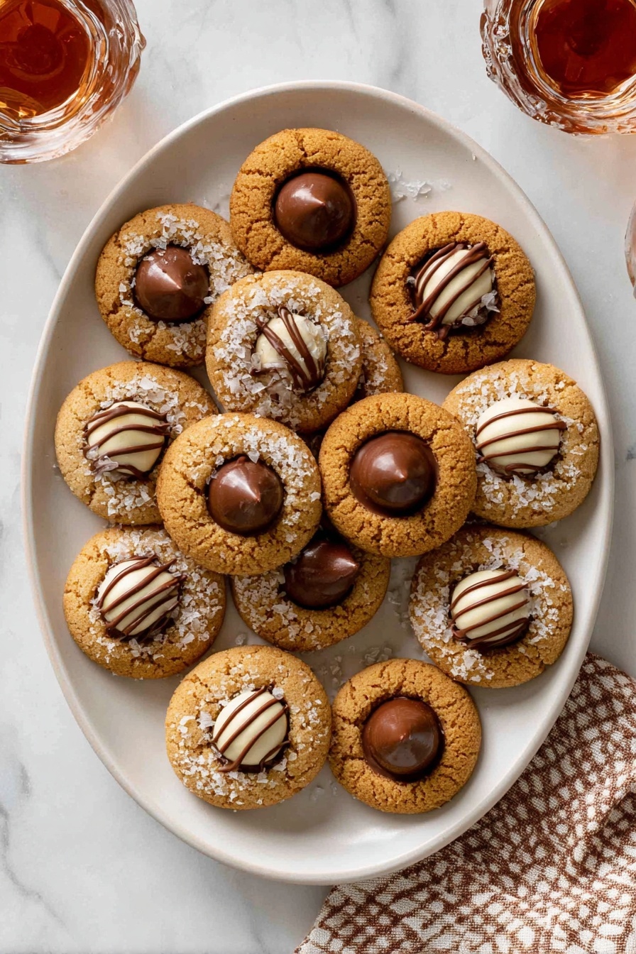 gingerbread kiss cookies - Serving Suggestion