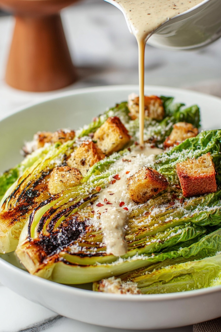 A metal baking tray holds eight halves of romaine lettuce, showing bright green outer leaves and lighter green to yellowish inner leaves, arranged mostly in two rows along the top and bottom edges of the tray. Among the lettuce are thick slices of white bread scattered in two uneven piles toward the center and lower right of the tray. Three lemon halves and slices with a bright yellow color are placed around the lettuce, adding color contrast. The tray sits on a white marbled surface that adds a clean look to the image. Photo taken with an iphone --ar 2:3 --v 7