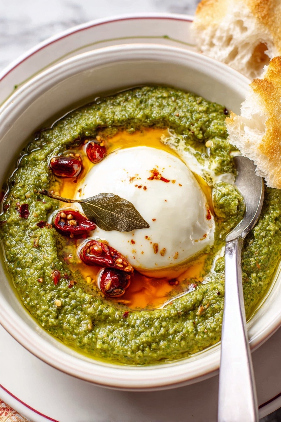 A close-up top view of a white pot filled with two main layers: at the bottom, bright green broccoli florets with some stalk pieces, and on one side, light beige large white beans. The broccoli has a rough, bumpy texture with visible small buds, and the beans are smooth and oval-shaped. There is a sprinkle of coarse white salt and black pepper over both the broccoli and beans. The pot is placed on a white marbled surface with some garlic cloves and green stalks nearby, and a bunch of small pink flowers sits to the side. photo taken with an iphone --ar 2:3 --v 7