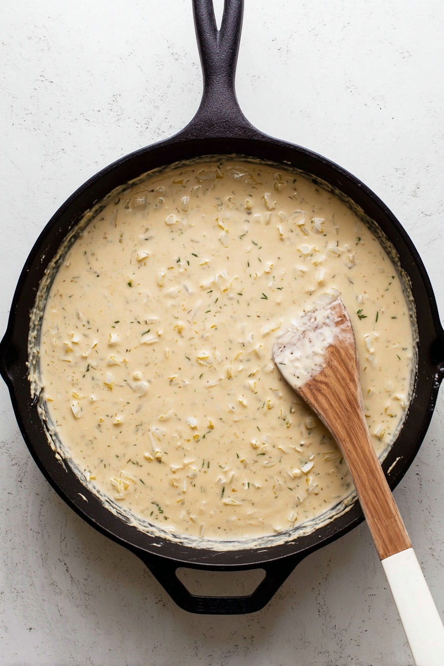 A white plate with two rolled enchiladas placed side by side, covered with melted yellow cheese and topped with white sour cream drizzles, red diced tomatoes, and chopped green cilantro leaves. One enchilada piece is slightly unrolled to show shredded white chicken inside a soft tortilla. There is a silver knife on the right side of the plate and some cilantro leaves scattered around. The background shows a white marbled surface with a partial view of a cloth and a bowl in the corner. Photo taken with an iphone --ar 2:3 --v 7